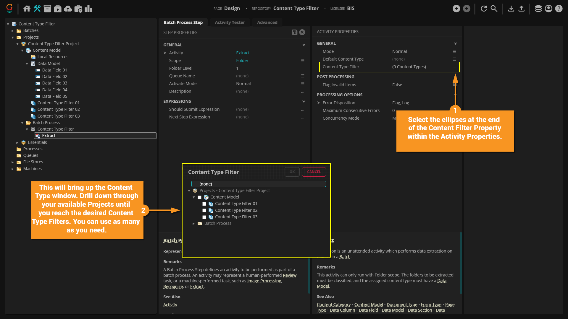 Content Type Filter (Property) - Grooper Wiki