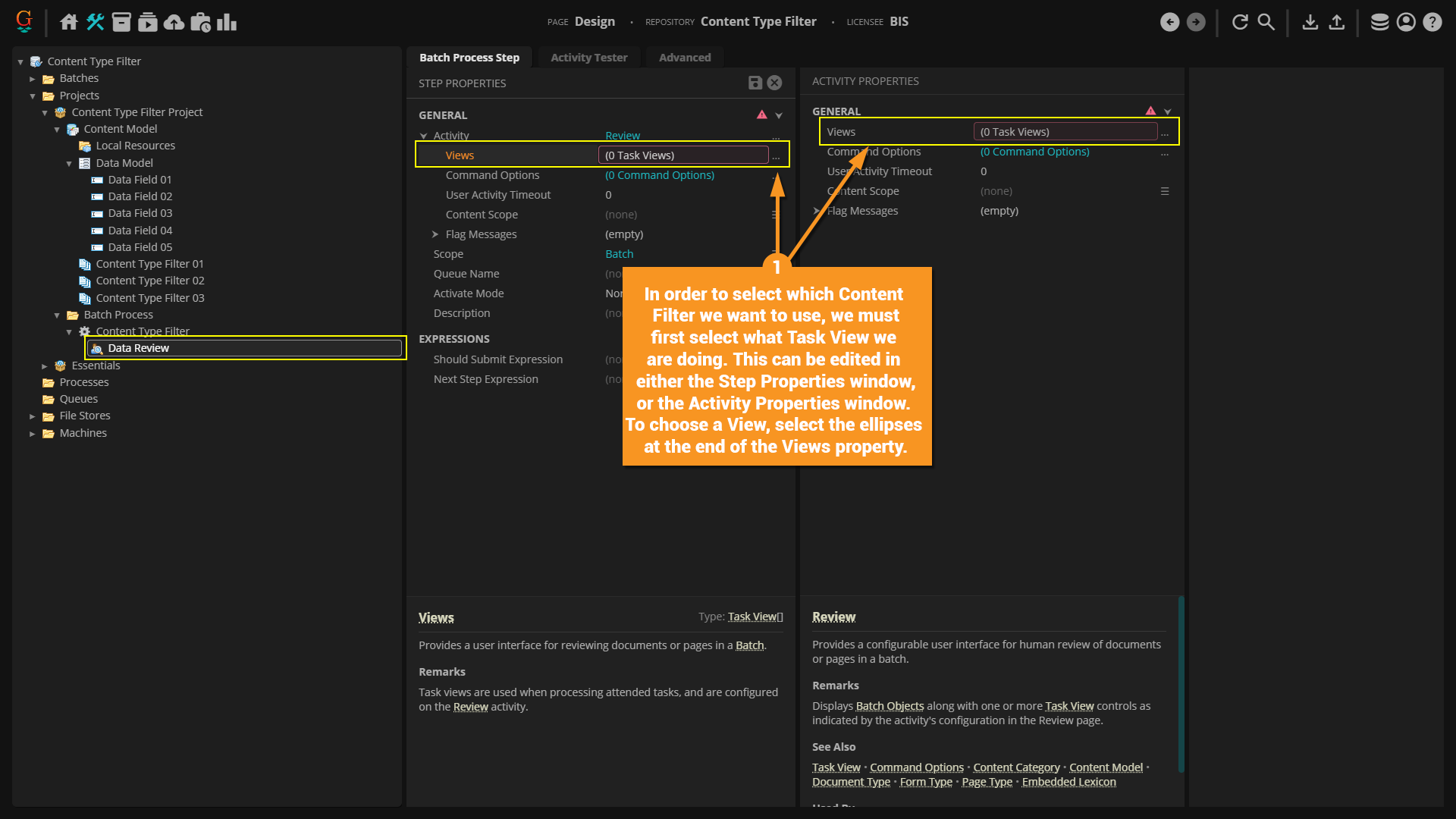 Content Type Filter (Property) - Grooper Wiki